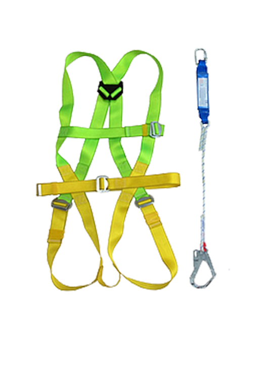 Dây an toàn toàn thân và dây treo giảm sóc 1 móc thép
