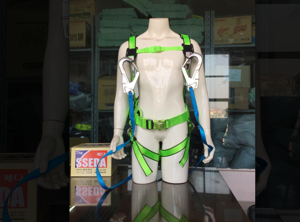 Dây an toàn sseda toàn thân đai bụng SAH 1024-3 2 móc nhôm (đai bụng)