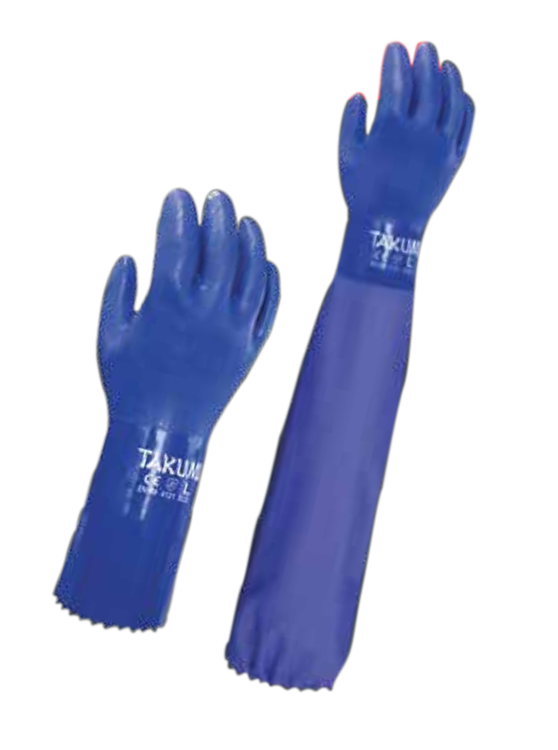 Găng tay chống hóa chất TAKUMI PVC-600L PVC-600X