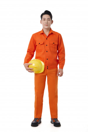 Quần áo bảo hộ vải kaki liên doanh