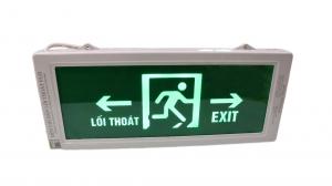 Đèn Exit chỉ dẫn lối thoát hiểm phát sáng Fuji hai chiều