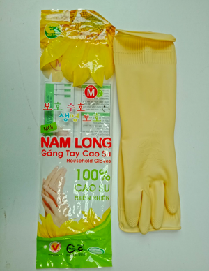 Găng tay cao su Nam Long gia dụng (31-39,5cm)