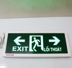 Đèn  EXIT thoát hiểm 2 mặt KENTOM