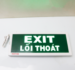 Đèn  EXIT thoát hiểm 1 mặt KENTOM