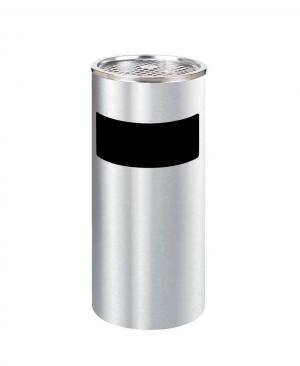 Thùng rác inox có gạt tàn