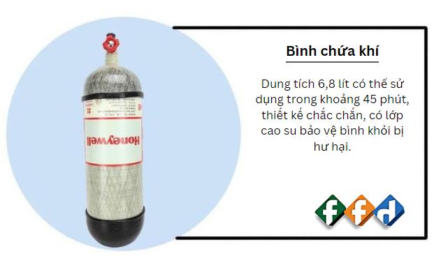 Bình dưỡng khí Honeywell SCBA T8000 là loại bình thở oxy thường được lính cứu hoả sử dụng khi tham gia cứu hoả hoặc được dùng để bảo hộ ca nhân tránh khỏi khói độc. 