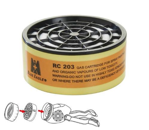 Phin lọc RC203 là sản phẩm bảo hộ giúp lọc bỏ khí độc, lọc khói, được sử dụng kèm với mặt nạ phòng độc chống khói, ngăn cản khí độc, bảo vệ hệ hô hấp người sử dụng